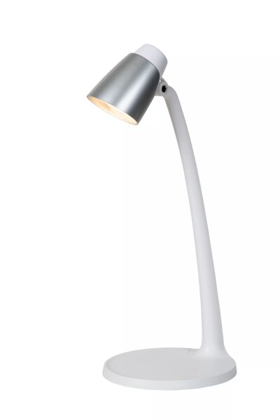 Flexible LED Schreibtischlampe Chrom Weiß 4 W 3000 K