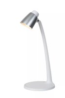 Flexible LED Schreibtischlampe Chrom Weiß 4 W 3000 K