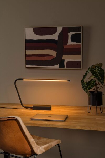 LED Tischlampe Touch dimmbar Schwarz 6 W 2700 K 33 cm