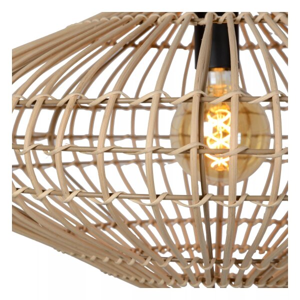 Natürliche Hängeleuchte Rattan Natur Industrial Ø56 cm