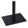 Runde Tischlampe Bambus Metall Schwarz E27 52 cm hoch
