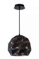 Stylische Hängeleuchte Metall Schwarz Ø25 cm...