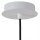 Stylische Hängeleuchte Metall Weiß Ø25 cm E27 Modern