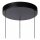 LED Pendelleuchte Metall Schwarz B:28 cm 2700 K 3-flmg