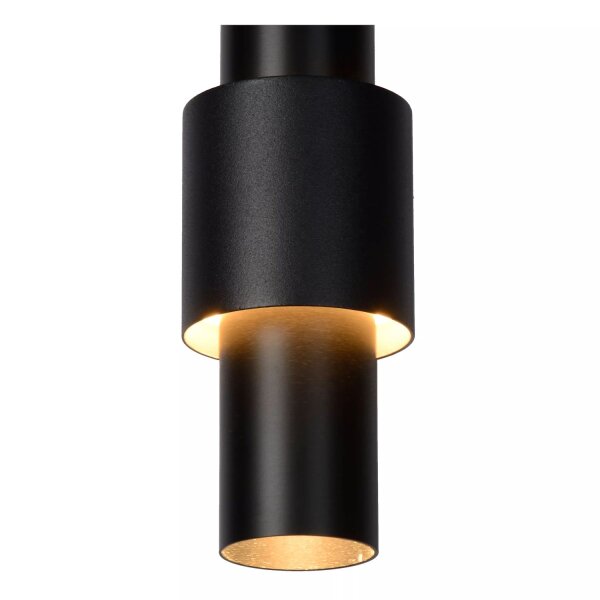 LED Hängeleuchte Metall Schwarz 103 cm 2700 K 5-flammig