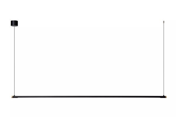 LED Hängelampe dimmbar Schwarz Gold 197 cm 2700-4000 K