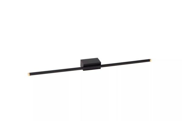 LED Wandlampe dimmbar Schwarz Gold B:59 cm 2700-4000 K