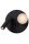 LED Wandleuchte Glaskugel Metall Spot flexibel 3000 K