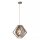 Verspielte Hängelampe Kinder Holz Taupe Ø33,5 cm E27