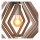 Verspielte Hängelampe Kinder Holz Taupe Ø33,5 cm E27