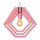 Verspielte Hängelampe Kinder Holz Pink Ø33,5 cm E27