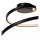 LED Deckenlampe Schwarz dimmbar L:46 cm warmweiß 3000 K