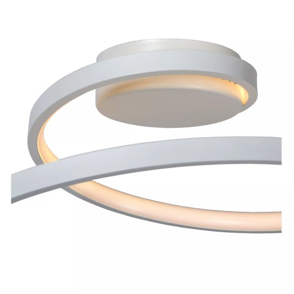 LED Deckenlampe Weiß dimmbar B:46 cm warmweiß 3000 K