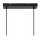 Hängelampe Stoff Metall Schwarz 107 cm lang E27 4-flmg