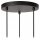 Hängelampe Stoff Metall Beige Schwarz B:46 cm E27