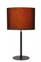 Blendarme Tischlampe Stoff Loft Schwarz E27 50,5 cm