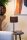 Blendarme Tischlampe Stoff Loft Schwarz E27 50,5 cm