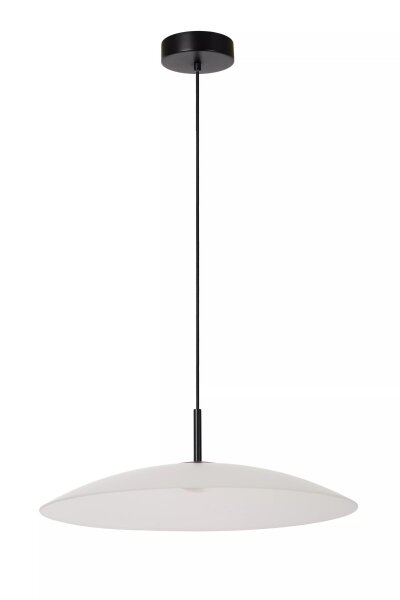 LED Hängeleuchte Glas Weiß Ø60 cm 2700 K akzentuiert