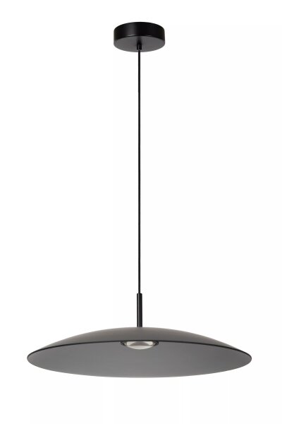 Runde LED Hängelampe Rauchglas Ø60 cm 2700 K Industrial