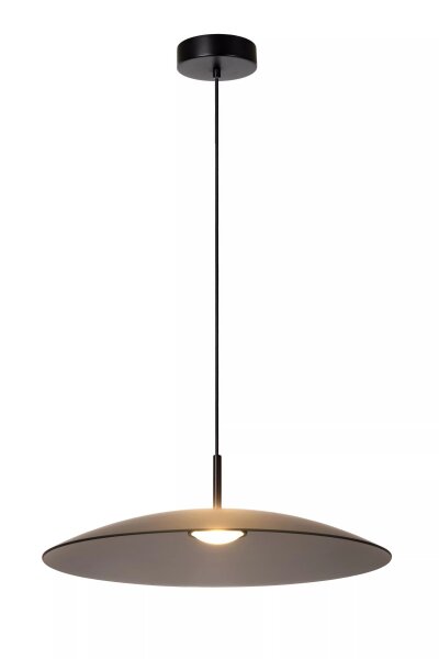 Runde LED Hängelampe Rauchglas Ø60 cm 2700 K Industrial