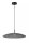 Runde LED Hängelampe Rauchglas Ø60 cm 2700 K Industrial