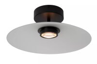 LED Deckenlampe Glas Weiß Ø40 cm 2700 K...