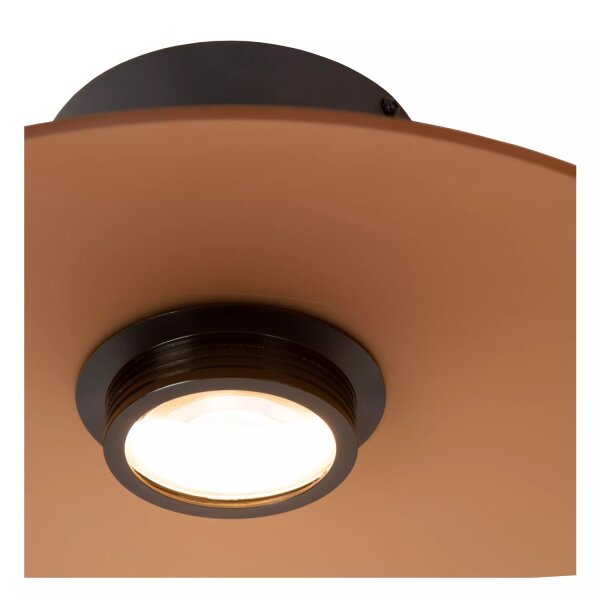 LED Deckenlampe Glas Bernstein 40 cm 2700 K akzentuiert