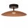 LED Deckenlampe Glas Bernstein 40 cm 2700 K akzentuiert