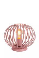Dekorative Tischlampe Kinder Metall Pink E27 21 cm