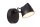LED Wandstrahler Schwarz T:16,5 cm 2700 K beweglich
