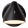 LED Wandstrahler Schwarz T:16,5 cm 2700 K beweglich