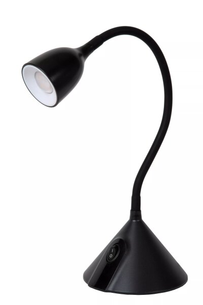 LED Schreibtischleuchte flexibel 50 cm 3000 K Schalter
