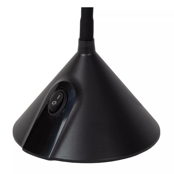 LED Schreibtischleuchte flexibel 50 cm 3000 K Schalter