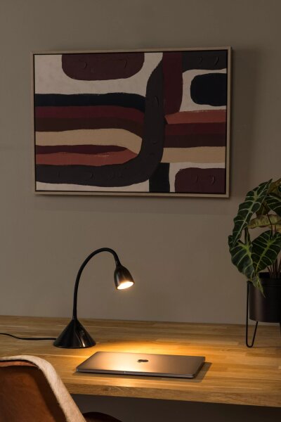 LED Schreibtischleuchte flexibel 50 cm 3000 K Schalter