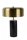 Tischleuchte Marmor Metall Schwarz Gold 36,5 cm 3-flmg