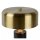 Tischleuchte Marmor Metall Schwarz Gold 36,5 cm 3-flmg