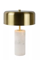 Tischleuchte Marmor Metall Marmor Gold 36,5 cm 3-flmg