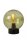 Runde Tischlampe Glaskugel Grün E27 29 cm blendarm