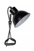 Klemmleuchte flexibel Metall Schreibtisch E27 L:32,5 cm