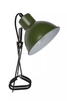 Klemmleuchte flexibel Grün Schreibtisch E27 L:32,5 cm