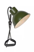 Klemmleuchte flexibel Grün Schreibtisch E27 L:32,5 cm