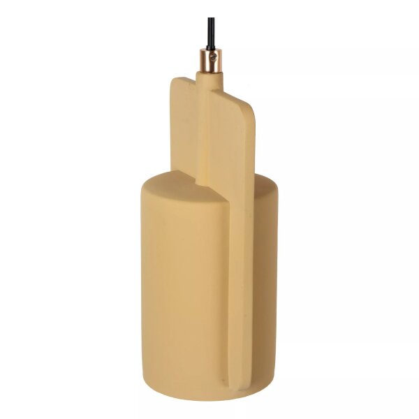 Dekorative Hängeleuchte Beton Gelb E27 bis 40 W L:15 cm