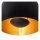 Deckenleuchte Metall Schwarz Gold Loft E27 Ø24 cm rund
