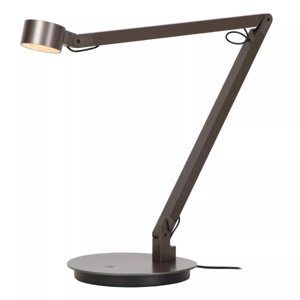 LED Schreibtischleuchte verstellbar Grau 90 cm 3000 K