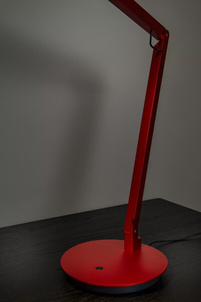 LED Schreibtischleuchte verstellbar Rot 90 cm 3000 K