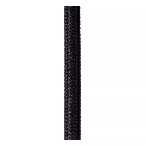 Hängelampe Rauchglas Metall Schwarz Ø40 cm rund E27