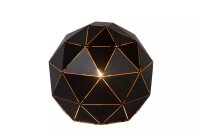 Tischlampe Metall Schwarz Modern E27 22 cm Kugelschirm