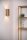 Wandleuchte Up Down Metall in Gold H:20 cm E14 2-flmg