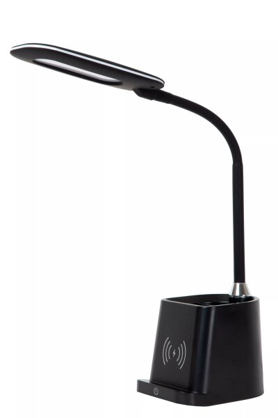 LED Tischlampe dimmbar induktives Laden 34 cm 3000 K
