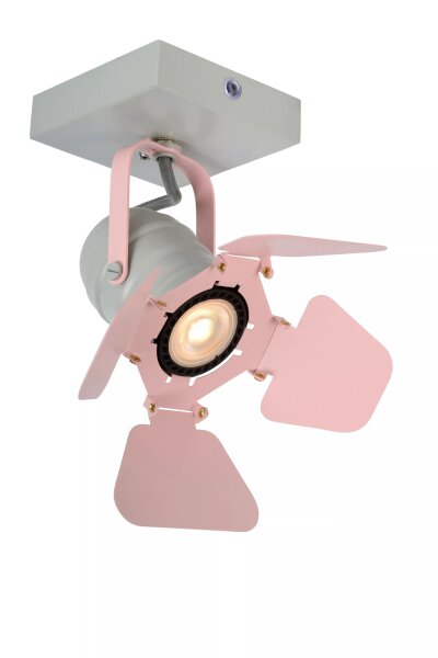 Deckenstrahler Kinder Metall Pink L:16 cm GU10 flexibel